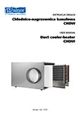 User's Manual - Duct cooler-heater CHDW