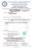 Гигиенический сертификат - Гибкие воздуховоды FLX-HDPE
