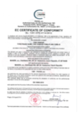 Сертификат постоянства характеристик - противопожарный демпфер FDMA-R и FDMA-S